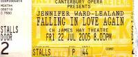 Ticket for Jennifer Ward Lealand in Falling in Love Again
