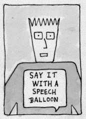 Say it with a Speech Ballon